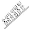 PERFORMANCE TOOL W36980 1/4" Drive SAE 6 Piece Flex Socket Set