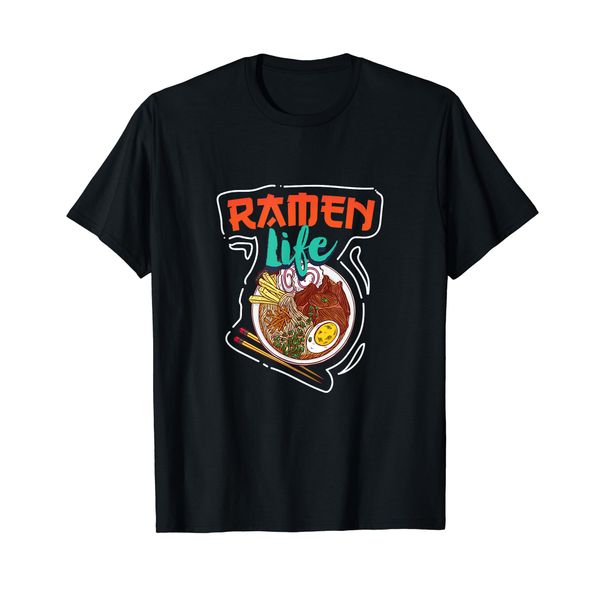 Ramen Life, Tasty Anime Egg Noodle Bowl Gift T-Shirt