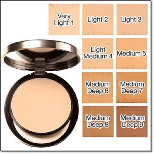 AVON Mark POWDER BUFF Natural Skin Foundation -  LIGHT MEDIUM 4