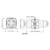Seaflo 3" 130 CFM Inline Bilge Blower Fan