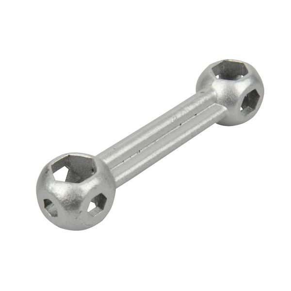 FISCHER 85510 Bone Key, Silver, One Size