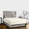 400 Thread Count Plain Bedding, Easy Care Double Flat Sheet, Hotel Quality Bed Sheets, Cream