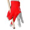 KAMUI QuickDry Left Hand Billiard Glove Red (L)