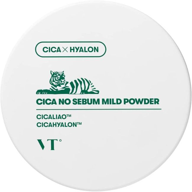 VT Powder CICA No Sebum Mild Powder 5g Men&#39;s Face Powder Affordable Price Sensitive Skin Clear Transparent Bangs Powder Korea Korean Cosmetics Finish Powder Makeup Keeping Powder Loose Powder Prevents Makeup from Falling Moist Sebum Oily Skin Domestic