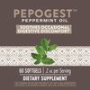Nature's Way Pepogest Enteric-Coated Peppermint Oil, Gastrointestinal Comfort, 60 Count (Pack of 2)
