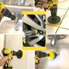 5X Drill Brush Set Power Scrubber Drill Attachments Carpet Tile Grout Cleanings