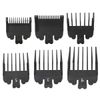 WELURE 6Pcs Clipper Guards Set Set Compatible for Wa-hl Taper2000 SuperTaper II Pro Basic Clipper Attachments - Black