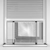 Insect Screen Window Fly Screen Mosquito Protection White, white