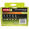 RYOBI RAKRBS5 Router Cutters, 5 Piece, 6 mm