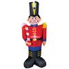 RARAION - Inflatable Toy Soldier with Candy Cane, 1.2m