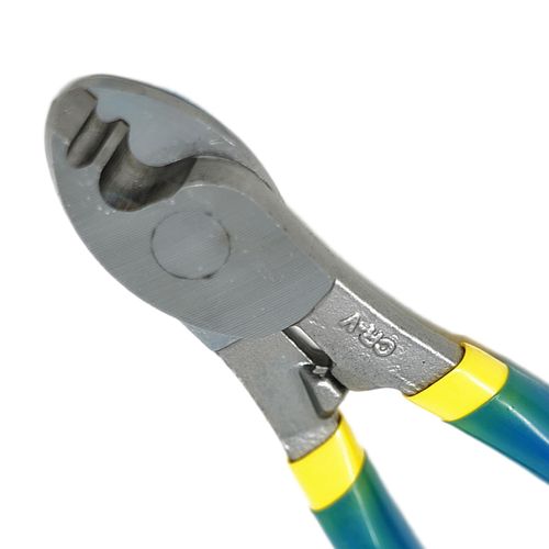 Dapetz ® Electricians 6" Cable Wire Pliers Cutters Shears Tool Cutting Electrical Cable, Long Handles for Extra Leverage Drop Forged Heat Treated Steel Construction.