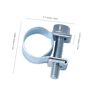 Galvanised Pipe Clamps 10-12 mm Pack of 5