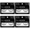 Ardell Faux Mink Lashes 813 - Black, Lightweight Wispy False Eyelashes with Natural Volume, Reusable Strip Lashes, 4 Pack