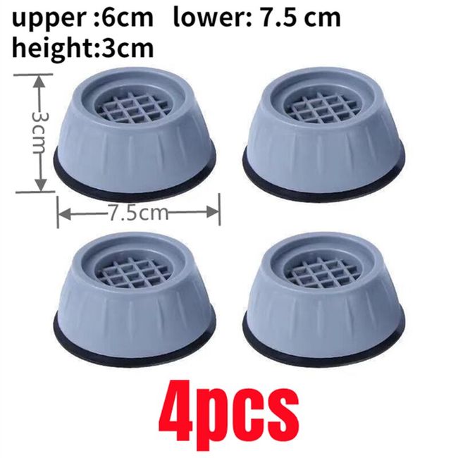 4 Pk Anti Vibration Pads Washing Machine Mats Support Anti-Slip Rubber —  AllTopBargains