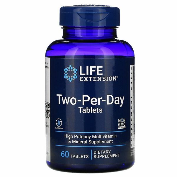 Life Extension - Two-Per-Day Tablets 60 Tablets