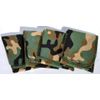 Camouflage Printed Flannel Paperless Towels 1 Ply 14x14 Inches Set of 4
