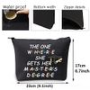 Masters Degree Graduation Gifts for Her Makeup Bag The One Where She Gets Her Masters Degree Students Gifts Cosmetic Travel Bag Zipper Pouch (Masters Degree Bag Black)