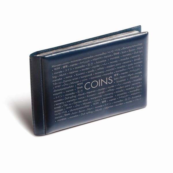 Coin wallet with slide out strips for 48 Coins