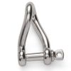 10mm Twisted Shackle - Forged - A4 (Marine Grade) Stainless - 2 Pack