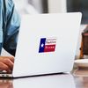CafePress 7Th Generation Native Texan Flag Sticker (Rectangl Rectangle Bumper Sticker Car Decal