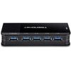 TRENDnet, TK-U404 4-Port USB 3.1 Sharing Switch for 4 Computers, Flash Drive Sharing, Scanner, Printer, Mouse, Keyboard, Windows and Mac Compatible
