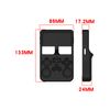 FTRONGRT Case Compatible with R36S Handheld Game Console, Soft Silicone, Scratch-Resistant, Non-Slip Game Console Case. Grey