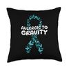 POTS Syndrome Allergic To Gravity Throw Pillow