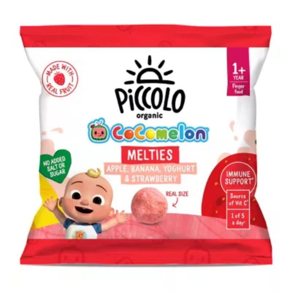 Piccolo melties aple ban yog strawb 6g