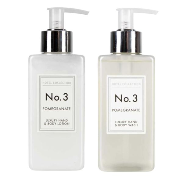 Hotel Collection Luxury No.3 Pomegranate Body Wash Bundle of 2