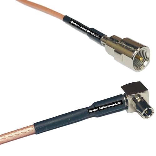 1 feet RG316 FME Male to TS9 Angle Male RF Pigtail Coaxial Cable