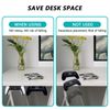 Newseego Under Desk Controller Mount Compatible for PS5 & PS4, 2 Pack Table Controller Holder Stand Sturdy Space Saving Tidy Controller Storage Holder Gaming Accessories for PS5/PS4 - Black