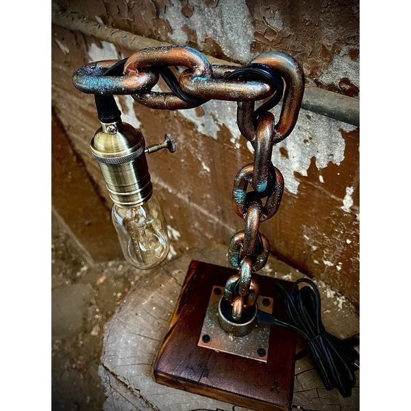 Edison Bulb Desk Lamp Industrial Lighting Rustic Farmhouse Lamp for Desks and Of