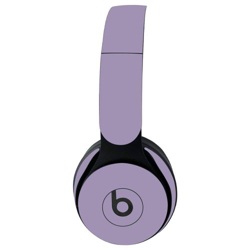 MightySkins Skin for Beats Solo Pro Wireless Headphones - Solid Lavender | Protective, Durable, and Unique Vinyl Decal wrap Cover | Easy to Apply, Remove, and Change Styles | Made in The USA