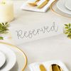 120 Pack Tent Table Place Cards, Printer Friendly, 2.5 x 8.5 Inch