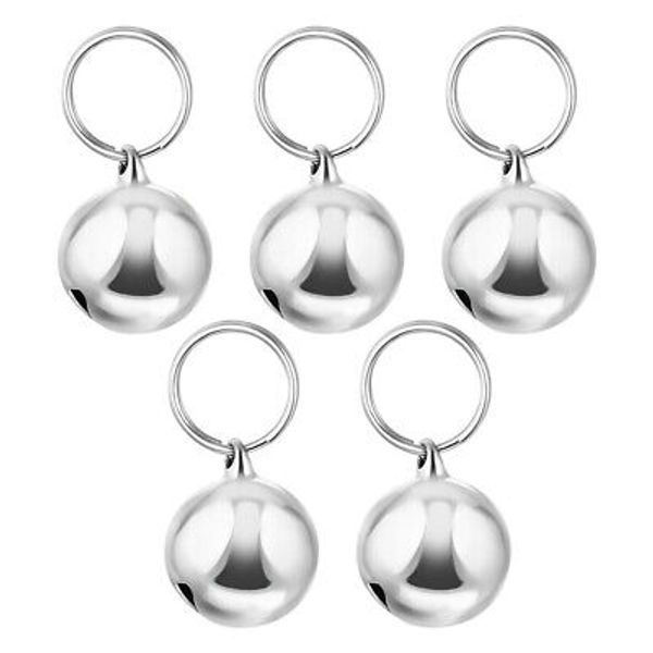 5PCS Metal Pet Bells Cat Toys 18mm Pendant Bells Christmas Bells Pet Accessories