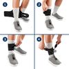 Orliman - Boxia Plus Drop Foot Support Brace Splint, Adjustable Ankle Support with Achilles Padding (Size 2)