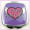 Instant Gifts International 100% Angel Make-Up Compact Mirror