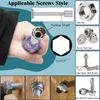Utoolmart Hexagon Nut Nonslip Handle Hex Socket Wrench Screwdriver Hex Nut Driver (12mm)