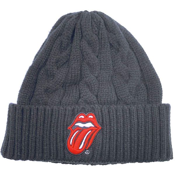 Rolling Stones Beanie Classic Tongue Black