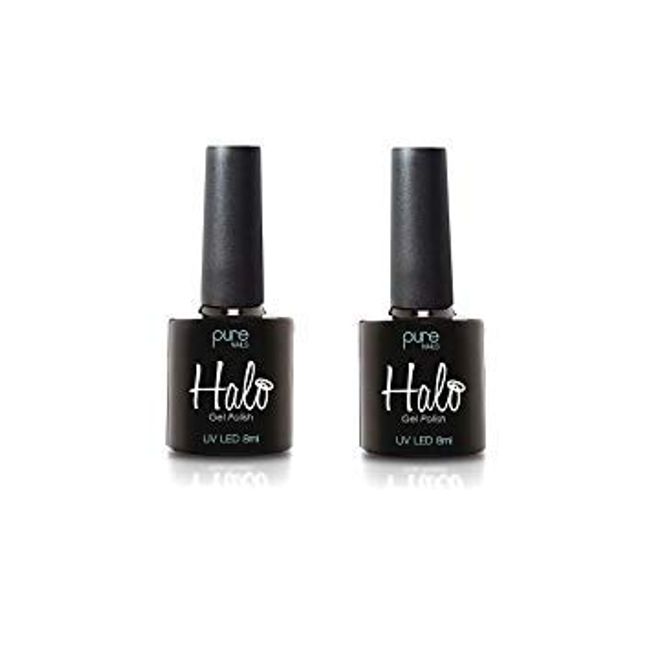 Halo Gel Polish -Base & NON Wipe Top Coat 8ml DUO Pack