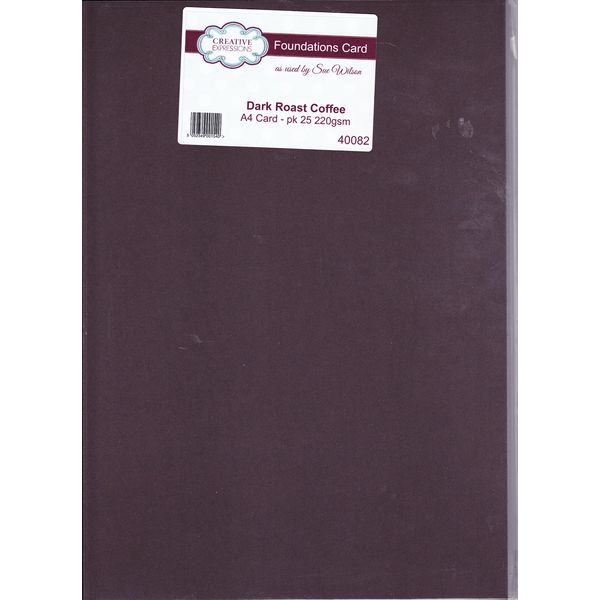 A4 Foundation Card - Dark Roast Coffee