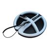Deus 9 Inch Stubble Coil Plate Black