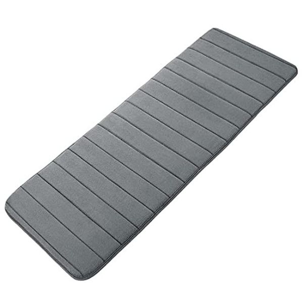 uxcell Memory Foam Bath Mat, Absorbent Runner Kitchen Rug, Soft and Comfortable