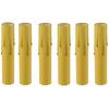 Creative Hobbies® 4 Inch Tall Antique Look Drip Candle Socket Covers Candelabra Base - 6 Pack