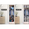 Sorbus Foldable Storage Cube Basket Bin, 6 Pack, Vertical Stripe Line Pattern