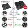 42pcs 16"x16" Red Garage Floor Mat Perforated Flooring Tile Shop Interlocking