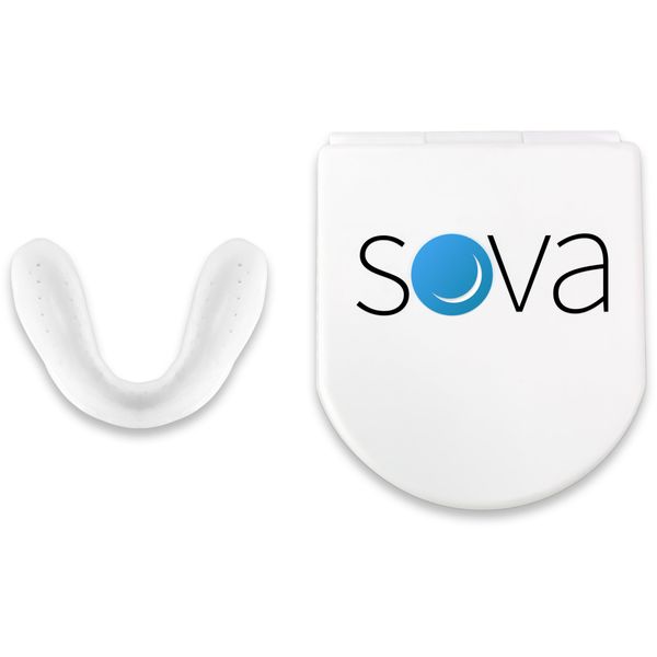 Sova 1.6mm Mouth Guard for Clenching and Grinding Teeth at Night, Custom-Fit Sleep Night Guard with Case