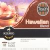 Tully's Coffee Hawaiian Blend 12 KCups 4.8 Oz