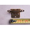 Brass Cabinet Door Hinges 10 Pairs with Screws