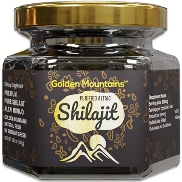 Fulvic Acid Enriched Siberian Shilajit Resin 100g - Measuring Spoon Included